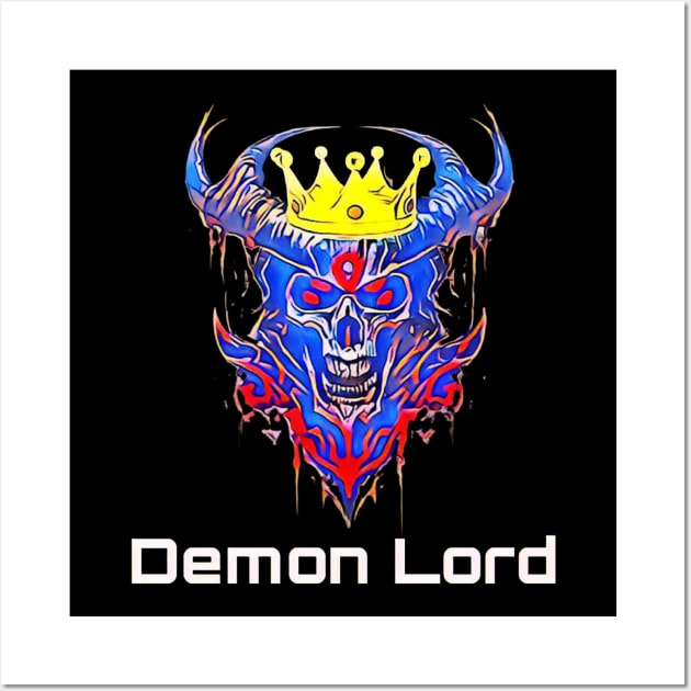 Demon Lord Wall Art by Raihani